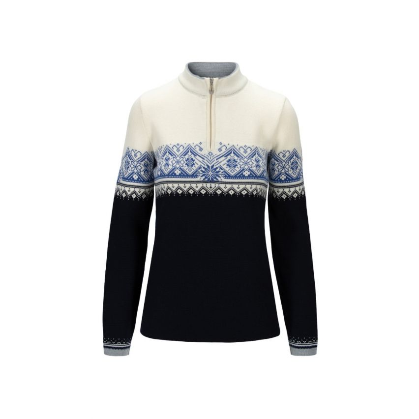 Dale of Norway: Moritz 91461 R Noorse Dames pullover gemaakt van 100% Merino wol en getailleerd
